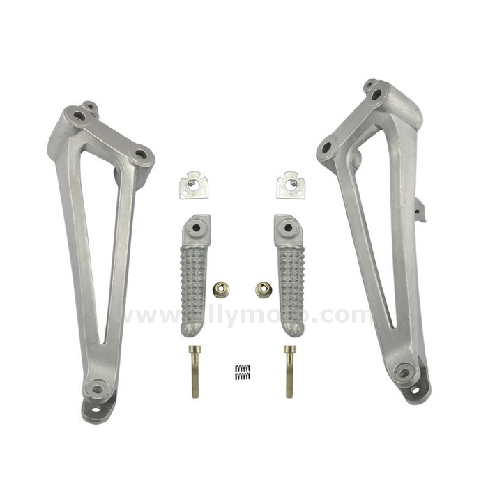 74 Yamaha Yzf R1 2009-2011 Yzfr1 Motorcycle Rear Passenger Foot Pegs Rest Brackets